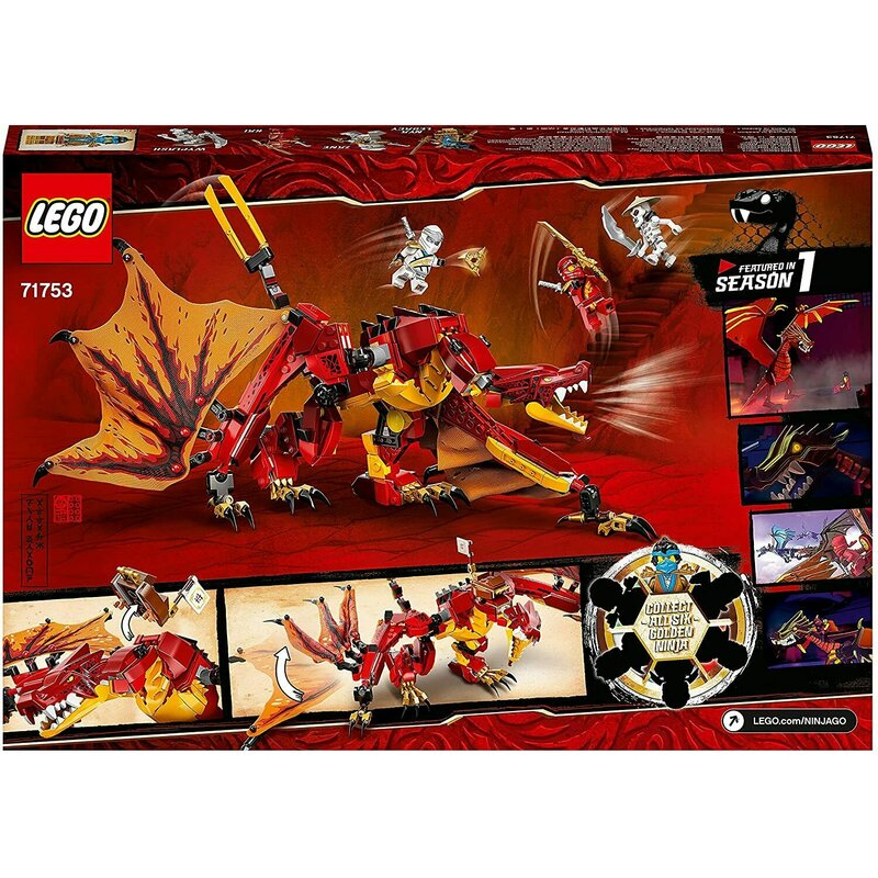 Lego - ninjago legacy atacul dragonului de foc 71753