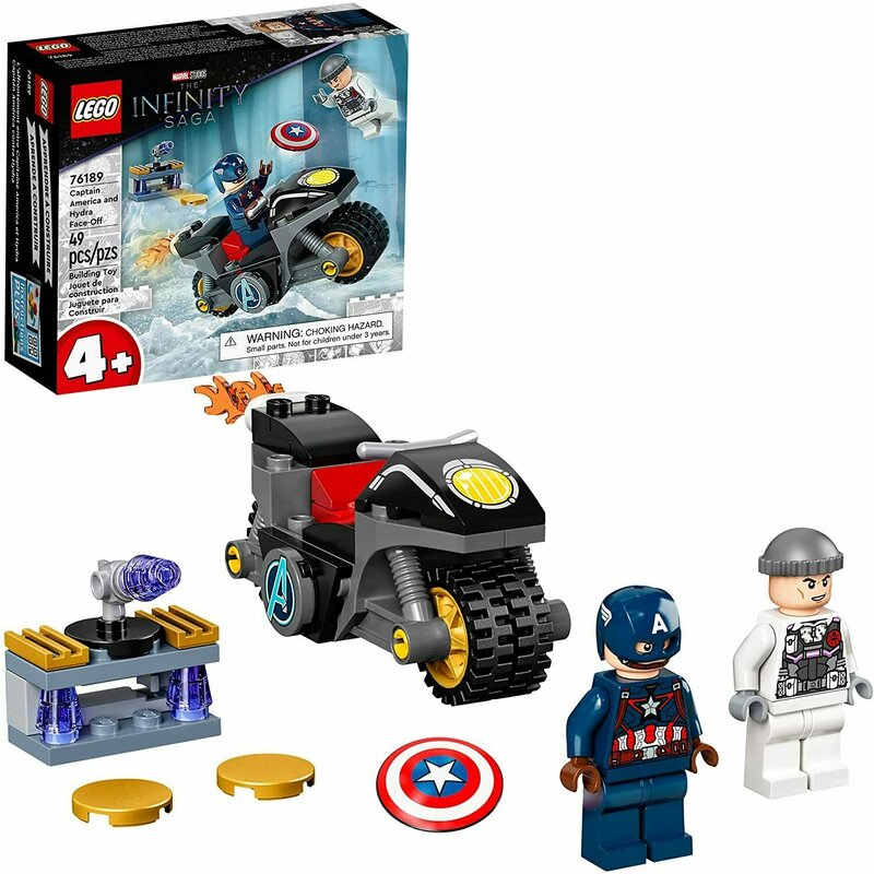 Lego - super heroes infruntarea dintre captain america si hydra 76189