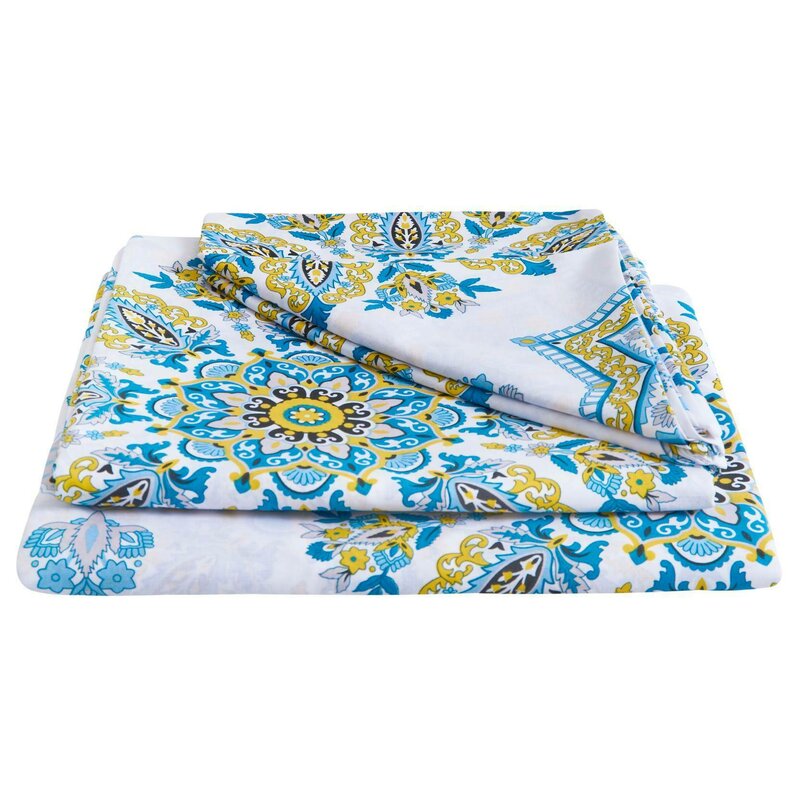 Somnart - lenjerie de pat bumbac polycotton, , pentru pat de 2 persoane xxl (2 fete perne 50x70, cearceaf pat 240x260, cearceaf pilota 220x200), armonia