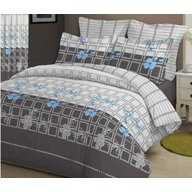 Somnart - Lenjerie de Pat  din 100% Bumbac ranforce, model M1-24, 2 persoane XXL, pentru pilota de 200x220