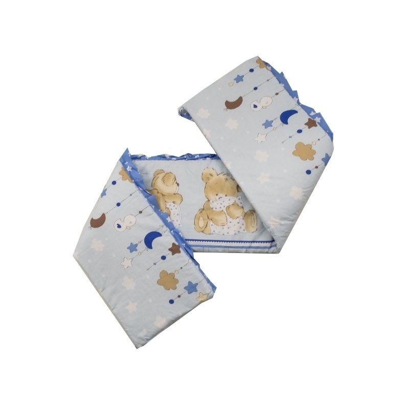 Mykids - lenjerie 4 piese teddy hug blue m2 140x70 cm