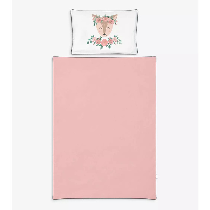 Lenjerie pat 2 piese klups nature&love rose n001-c4
