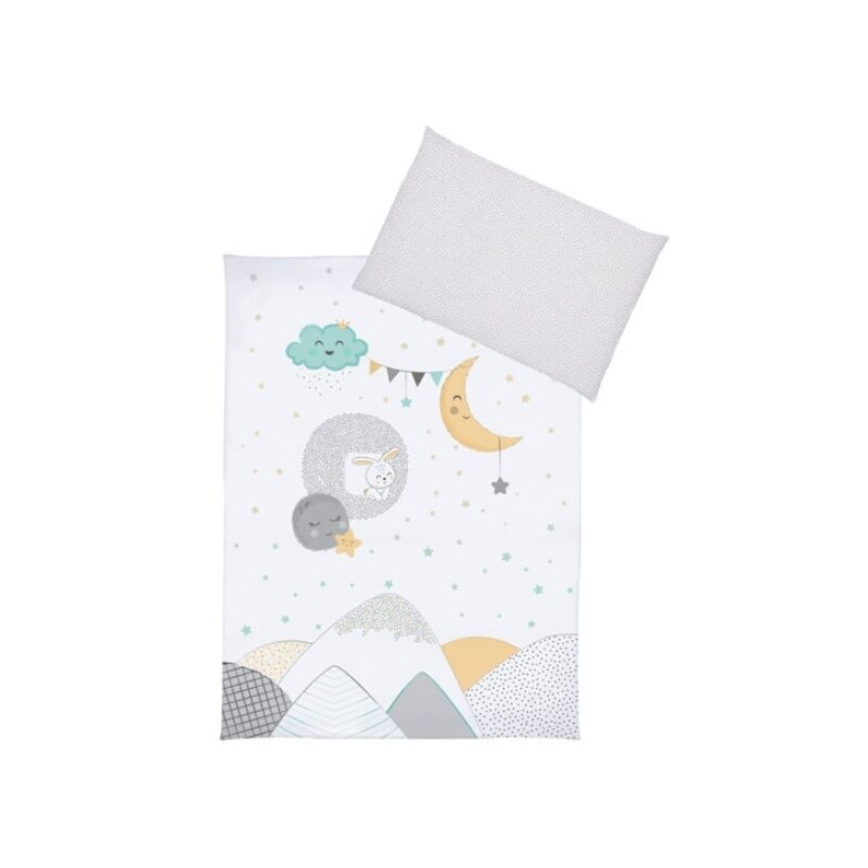 Klups - lenjerie 3 piese teddy night din bumbac, 135x100 cm