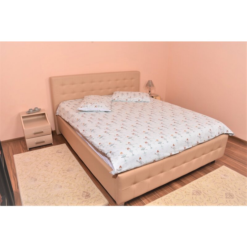 Confort family - lenjerie 4 piese , balerine mici, pentru pat dublu, din bumbac, 200x140 cm