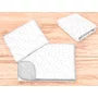 Lenjerie patut cu 3 piese, MimiNu, Cu cearceaf 120x60 cm, Din bumbac certificat Oeko Tex Standard 100, Cu paturica si pernuta, Mini Gray Stars - 2