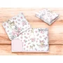 Lenjerie patut cu 3 piese, MimiNu, Cu cearceaf 120x60 cm, Din bumbac certificat Oeko Tex Standard 100, Cu paturica si pernuta, Sweet Deer Pink - 2