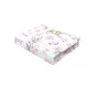 Lenjerie patut cu 3 piese, MimiNu, Cu cearceaf 120x60 cm, Din bumbac certificat Oeko Tex Standard 100, Cu paturica si pernuta, Sweet Deer Pink - 5