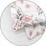 Lenjerie patut cu 3 piese, MimiNu, Cu cearceaf 120x60 cm, Pilota, Pernuta, Din bumbac certificat Oeko Tex Standard 100, Sweet Deer Pink - 4