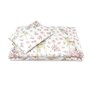 Lenjerie patut cu 3 piese, MimiNu, Cu cearceaf 120x60 cm, Pilota, Pernuta, Din bumbac certificat Oeko Tex Standard 100, Sweet Deer Pink - 5