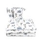 Lenjerie patut cu 3 piese, MimiNu, Pentru patut 120x60 cm, Cu protectie laterala, Din bumbac certificat Oeko Tex Standard 100, Blue Plane