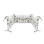 Lenjerie patut cu 3 piese, MimiNu, Pentru patut 120x60 cm, Cu protectie laterala, Din bumbac, Din bumbac certificat Oeko Tex Standard 100, Design, Woodland - 4