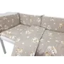 Lenjerie patut cu 5 piese, MimiNu, Pentru patut 120x60 cm, Cu pilota si perna, Din bumbac certificat Oeko Tex Standard 100, Bedtime story beige - 6