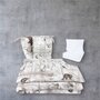Lenjerie patut cu 5 piese, MimiNu, Pentru patut 120x60 cm, Cu pilota si perna, Din bumbac certificat Oeko Tex Standard 100, Design, Woodland - 2