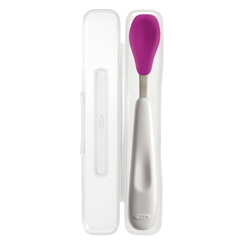 Oxo tot - lingurita pentru calatorii, roz