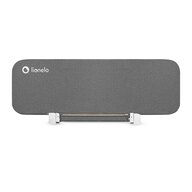 Protectie laterala pat, Lionelo, Lora, Pliabila, Sistem de blocare StandSafe, Geanta de transport inclusa, 105 x 45 cm, Gri