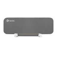 Protectie laterala pat, Lionelo, Lora, Pliabila, Sistem de blocare StandSafe, Geanta de transport inclusa, 105 x 45 cm, Gri