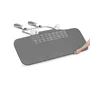 Protectie laterala pat, Lionelo, Lora, Pliabila, Sistem de blocare StandSafe, Geanta de transport inclusa, 105 x 45 cm, Gri - 7
