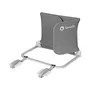 Protectie laterala pat, Lionelo, Lora, Pliabila, Sistem de blocare StandSafe, Geanta de transport inclusa, 105 x 45 cm, Gri - 10
