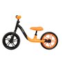 Lionelo - Bicicleta usoara fara pedale Alex, Cu ghidon si sa reglabile, Greutate 3.3 Kg, Cu roti din spuma EVA, 12 inch, Orange - 4