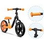 Lionelo - Bicicleta usoara fara pedale Alex, Cu ghidon si sa reglabile, Greutate 3.3 Kg, Cu roti din spuma EVA, 12 inch, Orange - 8