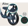 Bicicleta fara pedale, Lionelo, Alex, Usoara, Cu ghidon si sa reglabile, Greutate 3.3 Kg, Cu roti din spuma EVA, 12 inch, Turquoise - 16