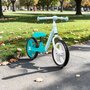 Bicicleta fara pedale, Lionelo, Alex, Usoara, Cu ghidon si sa reglabile, Greutate 3.3 Kg, Cu roti din spuma EVA, 12 inch, Turquoise - 4