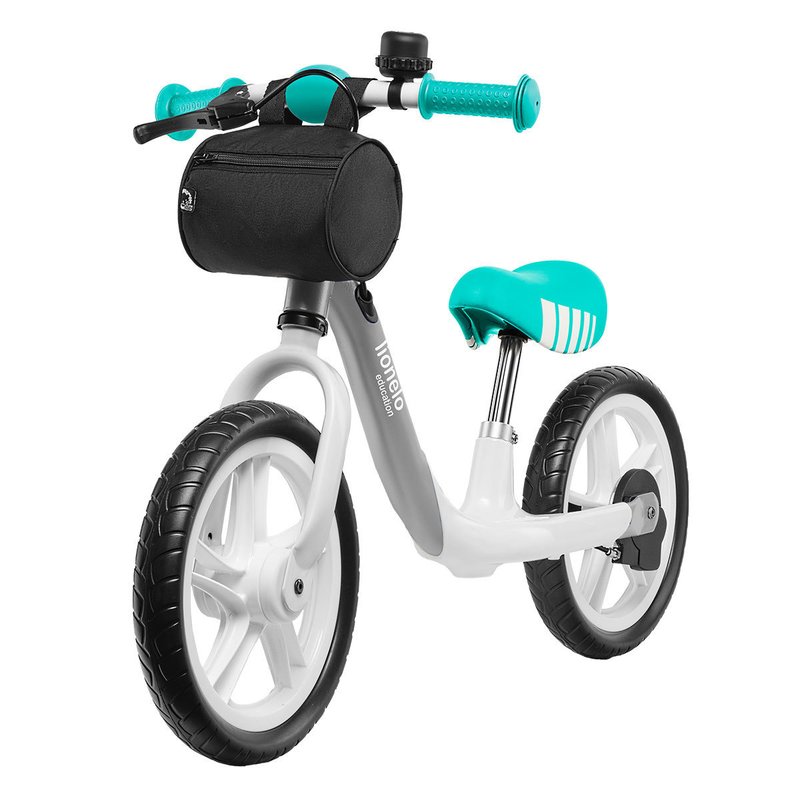 Lionelo - bicicleta fara pedale arie, cu roti din spuma eva, 12″, graphite