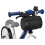 Lionelo - Bicicleta usoara fara pedale Arie, Cu claxon, Saculet pentru depozitare, Cu ghidon si sa reglabile, Greutate 3.7 Kg, Roti din spuma Eva, 12 inch, Indygo - 3