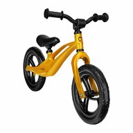 Lionelo - Bicicleta usoara Bart, Fara pedale, Cu cadru din magneziu, Cu ghidon si sa reglabile, Greutate 3 Kg, 12 inch, Conform cu standardul european de securitate EN71, Auriu