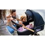 Carucior 3 in 1, Lionelo, Amber, Cadru aluminiu, Cu landou intarit si salteluta moale, Cu scoica auto testata ADAC, Reversibil, Cu accesorii, Geanta parinti, Pana la 22 kg, EN1888-1 EN1888-2 EN1466 ECE R129, Negru onyx - 49