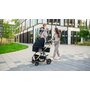 Carucior 3 in 1, Lionelo, Amber, Cadru aluminiu, Cu landou intarit si salteluta moale, Cu scoica auto testata ADAC, Reversibil, Cu accesorii, Geanta parinti, Pana la 22 kg, EN1888-1 EN1888-2 EN1466 ECE R129, Negru onyx - 50