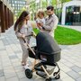 Carucior 3 in 1, Lionelo, Amber, Cadru aluminiu, Cu landou intarit si salteluta moale, Cu scoica auto testata ADAC, Reversibil, Cu accesorii, Geanta parinti, Pana la 22 kg, EN1888-1 EN1888-2 EN1466 ECE R129, Negru onyx - 52