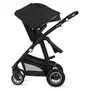 Carucior 3 in 1, Lionelo, Bianka, Transformabil, Cadru aluminiu, Cu landou si salteluta moale, Cu scoica auto, Cu multiple accesorii, Sustine 22 kg, 0 luni+, EN1466:2014+AC:2015, EN1888, Negru - 13