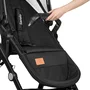 Carucior 3 in 1, Lionelo, Bianka, Transformabil, Cadru aluminiu, Cu landou si salteluta moale, Cu scoica auto, Cu multiple accesorii, Sustine 22 kg, 0 luni+, EN1466:2014+AC:2015, EN1888, Negru - 22