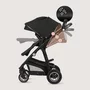 Carucior 3 in 1, Lionelo, Bianka, Transformabil, Cadru aluminiu, Cu landou si salteluta moale, Cu scoica auto, Cu multiple accesorii, Sustine 22 kg, 0 luni+, EN1466:2014+AC:2015, EN1888, Negru - 35