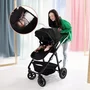 Carucior 3 in 1, Lionelo, Bianka, Transformabil, Cadru aluminiu, Cu landou si salteluta moale, Cu scoica auto, Cu multiple accesorii, Sustine 22 kg, 0 luni+, EN1466:2014+AC:2015, EN1888, Negru - 36