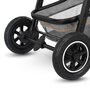 Lionelo - Carucior Amber, 2 in 1, Cadru aluminiu, Cu landou intarit si salteluta moale, Reversibil, Maner ajustabil, Huse pentru picioare, ploaie, Plasa de tantari, Geanta parinti, Pana la 22 kg, EN1888-1, EN1888-2, EN1466, Gri deschis - 27