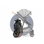 Lionelo - Carucior Amber 3 in 1, Cadru aluminiu, Cu landou intarit si salteluta moale, Scoica auto, Reversibil, Maner ajustabil, Huse pentru picioare, ploaie, Plasa de tantar, Geanta parinti, Pana la 22 kg, EN1888-1,EN1888-2,EN1466,ECE R44/04, Gri deschis - 60