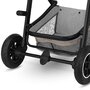 Lionelo - Carucior Amber 3 in 1, Cadru aluminiu, Cu landou intarit si salteluta moale, Scoica auto, Reversibil, Maner ajustabil, Huse pentru picioare, ploaie, Plasa de tantar, Geanta parinti, Pana la 22 kg, EN1888-1,EN1888-2,EN1466,ECE R44/04, Gri deschis - 67