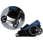 Lionelo - Carucior Mika, 3 in 1, Cadru din aluminiu, Cu landou intarit si salteluta moale, Scoica auto, Reversibil, Maner ajustabil, Plasa de tantari, Husa de ploaie, de picioare, Pana la 22 kg, EN1888-1,EN1888-2,EN1466,ECE R44/04, Albastru - 32