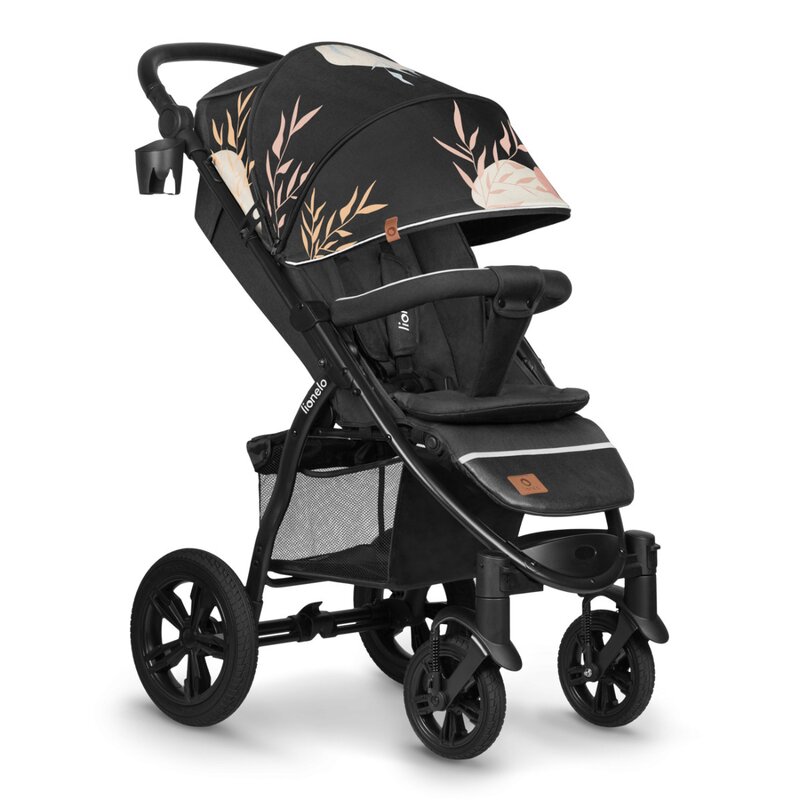 Lionelo – Carucior sport Annet Tour Lovin, Editie Limitata, De la nastere, Cu capotina impermeabila, Cu filtru UPF 50+, Cu maner reglabil, Plasa de tantari, Suport biberon, Saculet pentru picioare, Pana la 22 kg, Cu certificare TÜV SÜD, Negru Pret Mic Numai Aici imagine 2022