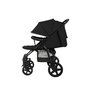 Lionelo - Carucior sport Annet Plus, De la nastere, Cu accesorii si capotina XXL reglabila, 0 - 22 Kg, Conform cu standardele europene de securitate EN1888-1 si EN1888-2, Negru - 10