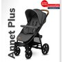 Lionelo - Carucior sport Annet Plus, De la nastere, Cu accesorii, 0- 22 Kg, Gri Caramel, Resigilat - 2
