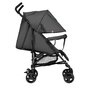 Lionelo - Carucior sport Elia, Cu husa de picioare, Cu plasa de tantari, Conform cu standardul european de securitate EN1888-1, Gri - 6