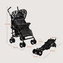 Carucior sport, Lionelo, Elia Oslo, Cu plasa de tantari, Suport de picioare reglabil, Spatar ajustabil in 4 pozitii, Capotina XXL, Pliere tip umbrela, Capacitate 15 kg, 6 luni+, EN 1888, Negru/Alb - 33