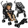 Carucior sport, Lionelo, Elia Oslo, Cu plasa de tantari, Suport de picioare reglabil, Spatar ajustabil in 4 pozitii, Capotina XXL, Pliere tip umbrela, Capacitate 15 kg, 6 luni+, EN 1888, Negru/Alb - 41