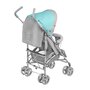 Lionelo - Carucior sport Elia Tropical, Cu husa de picioare, Cu plasa de tantari, Conform cu standardul european de securitate EN1888-1, Turcoaz - 12