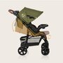 Carucior sport, Lionelo, Emma Plus, Cu tavita, 2 Suporturi pentru pahar, Geanta accesorii, Conform cu standardul european de securitate EN1888-1, Forest Green - 19