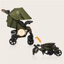 Carucior sport, Lionelo, Emma Plus, Cu tavita, 2 Suporturi pentru pahar, Geanta accesorii, Conform cu standardul european de securitate EN1888-1, Forest Green - 21