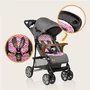 Carucior sport, Lionelo, Emma Plus, Cu tavita, 2 Suporturi pentru pahar, Geanta accesorii, Conform cu standardul european de securitate EN1888-1, Pink Scandi - 27